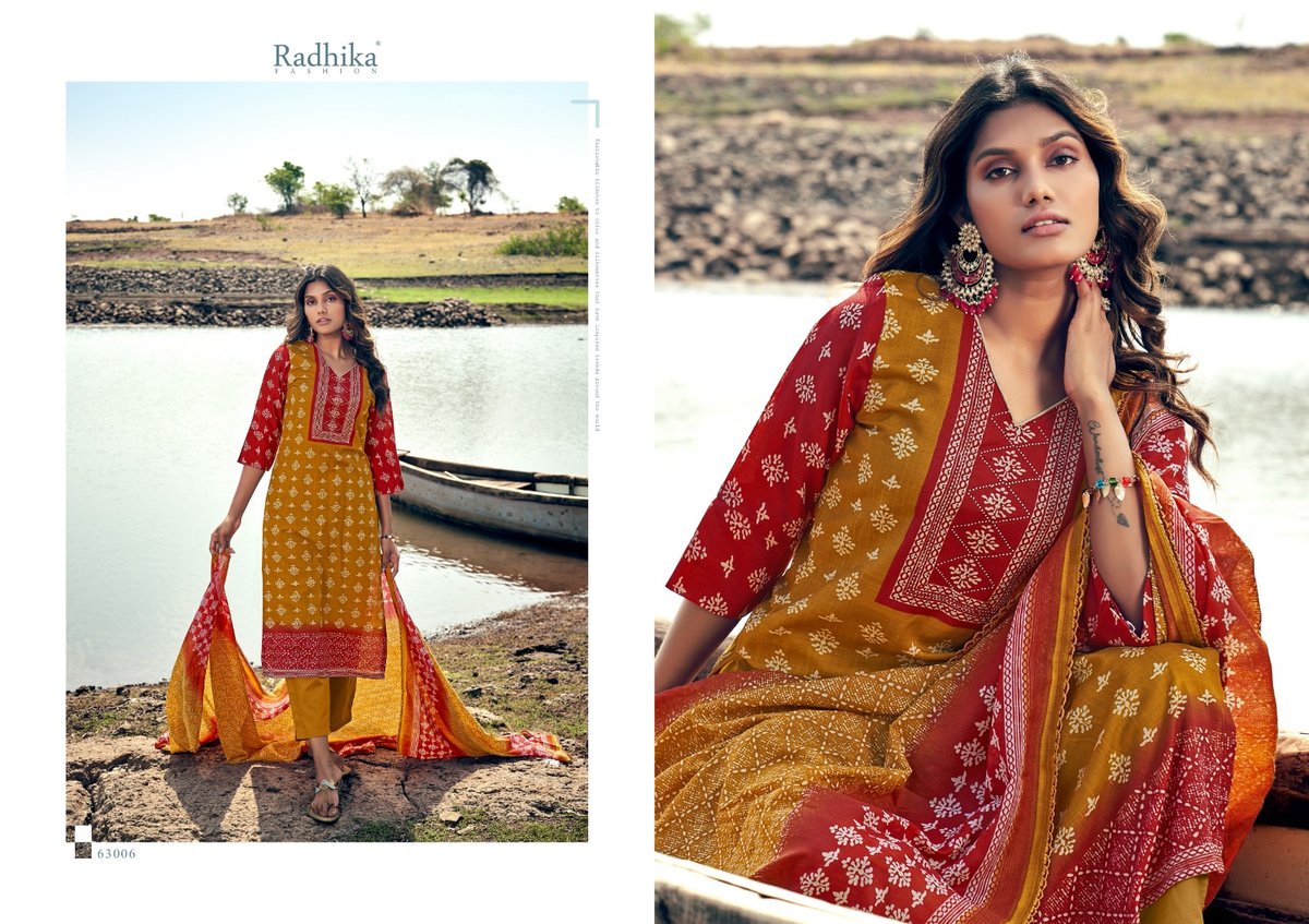 RADHIKA FASHION AZARA JALPARI 63001 TO 63008 6