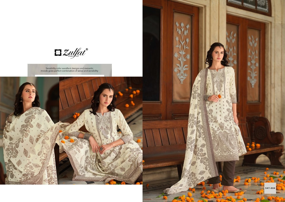 ZULFAT DESIGNER ZOHRA 547-001 TO 547-008 4