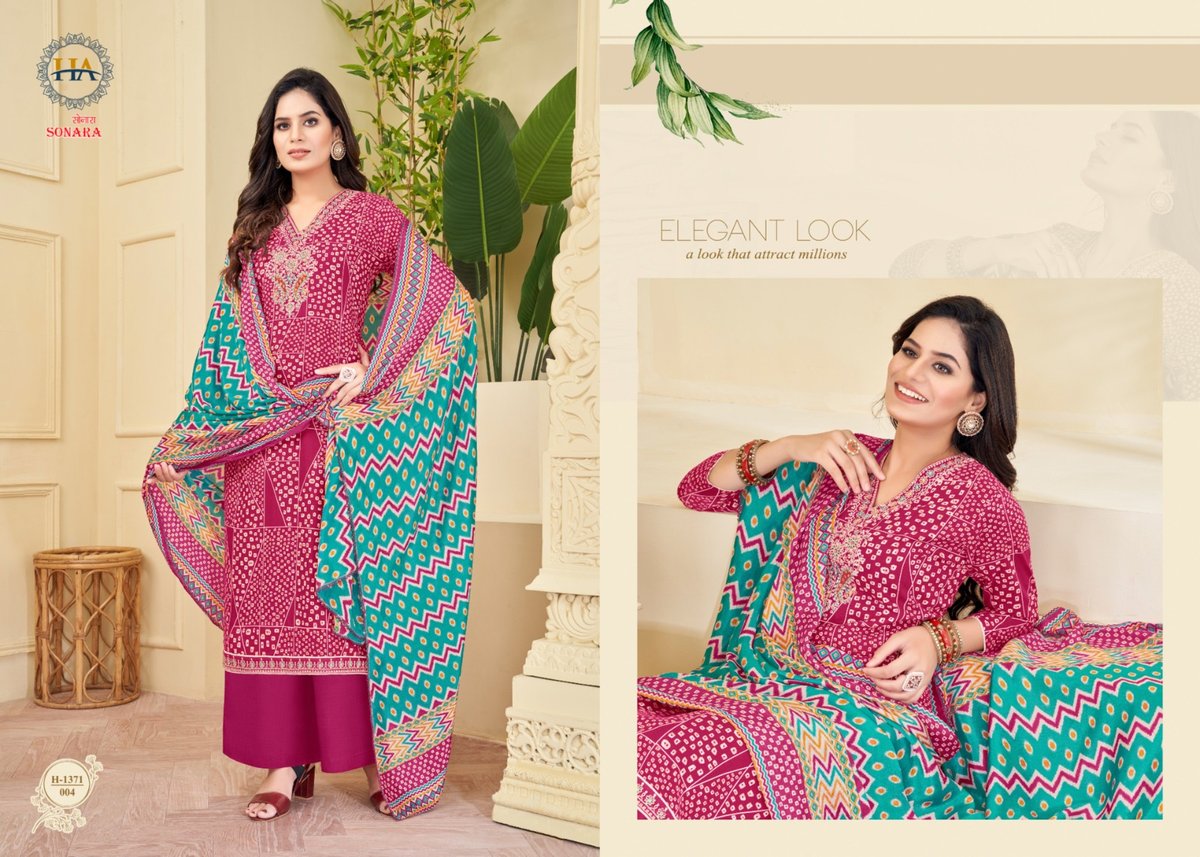 HARSHIT FASHION BY SONARA H-1371-001 TO H-1371-008 4