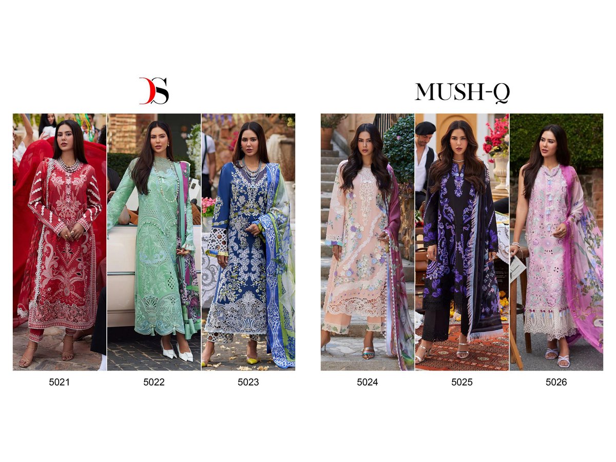 DEEPSY SUITS MUSH-Q 5021 TO 5026 7