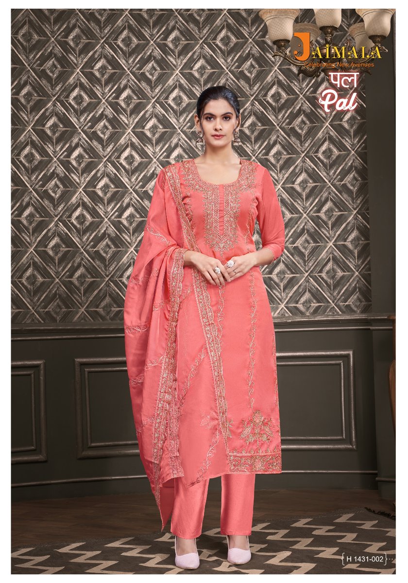ALOK SUIT JAIMALA PAL H-1431-001 TO H-1431-005 2