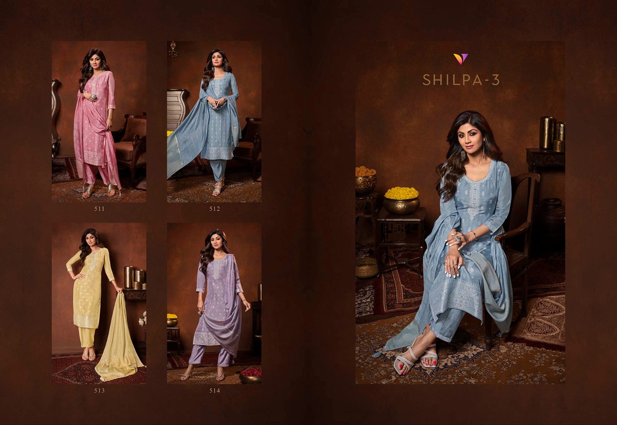 Viradi Fashion Vatsam Shilpa Vol-3 511-514 Series 5