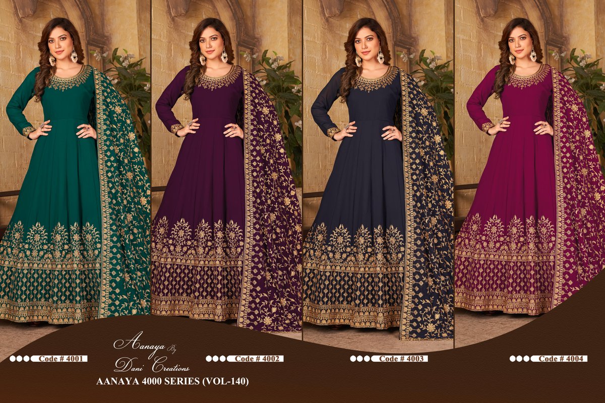 DANI CREATION ANAYA VOL-140 4001 TO 4004 5