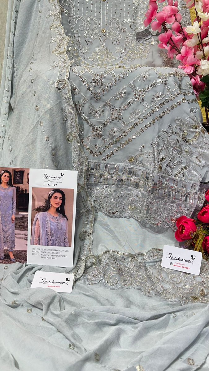 Serine Pakistani Suit S-147 Design 3