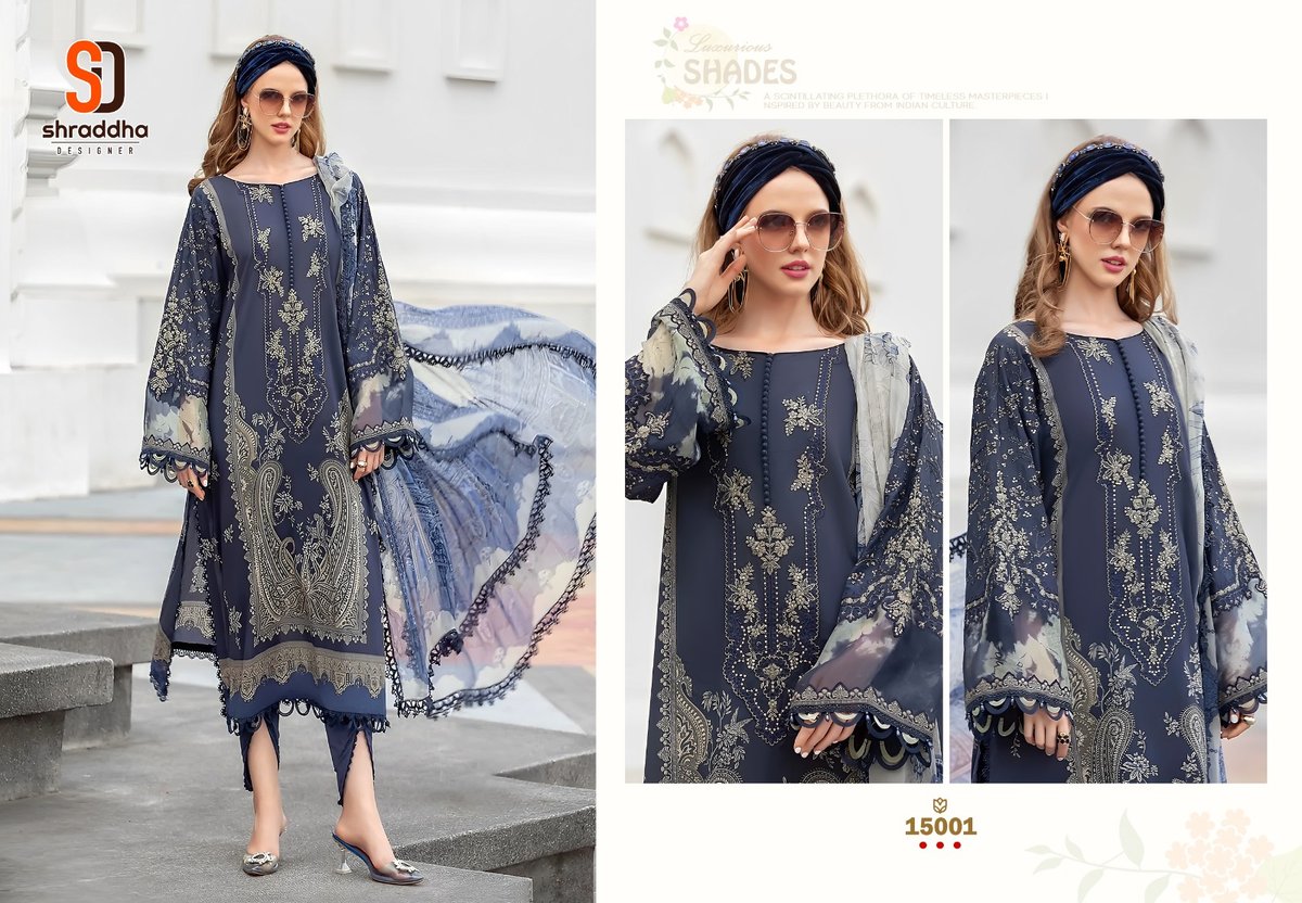 Shraddha Designer M Prints Vol-15 15001-15004 Series 1