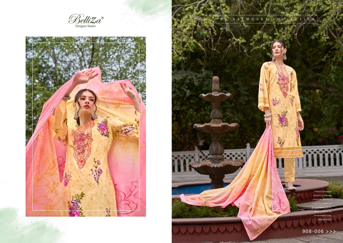 BELLIZA DESIGNER NAIRA VOL-48 908-001 TO 908-008 6