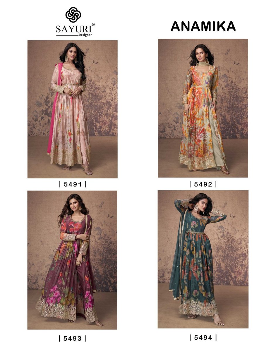 SAYURI DESIGNER ANAMIKA 5491-5494 5