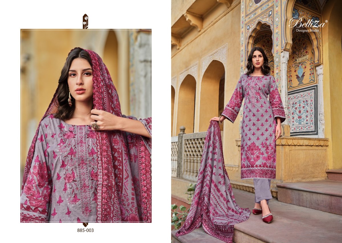 BELLIZA DESIGNER GUZARISH VOL-4 885-001 TO 885-008 3