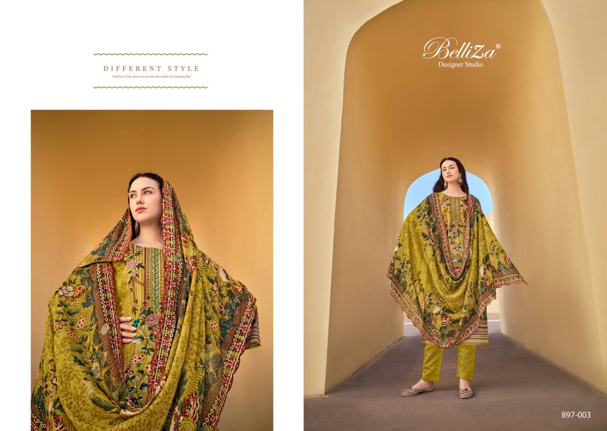 BELLIZA DESIGNER GUZARISH VOL-5 897-001 TO 897-008 3