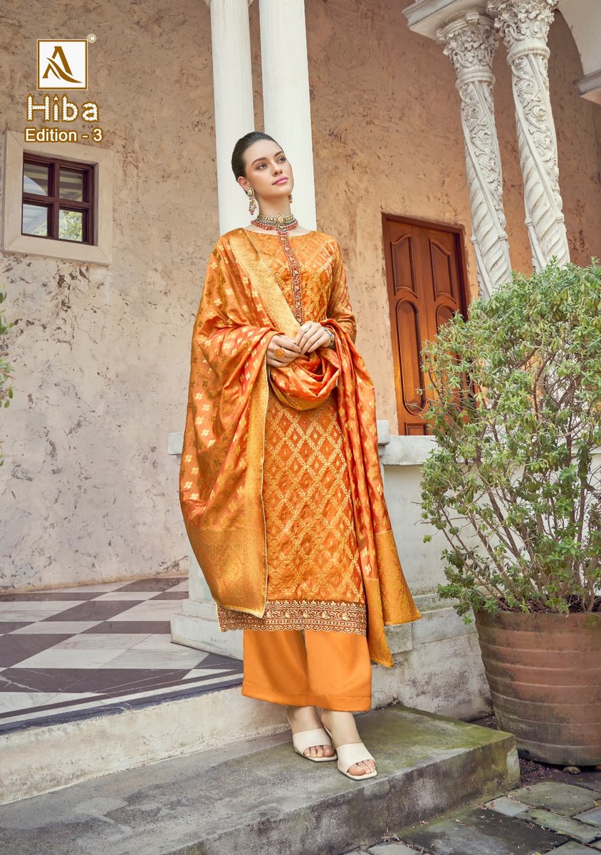 ALOK SUIT HIBA-3 H-1270-001 TO H-1270-006 6