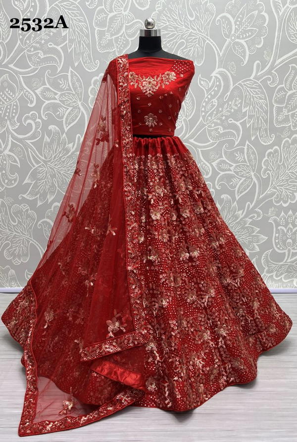 Anjani Art Bridal Lehenga Choli 2532 Colors