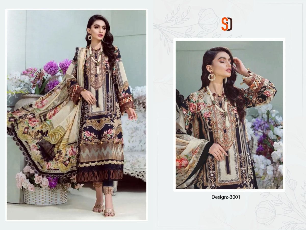 SHARADDHA DESIGNER BLISS VOL-03 3001 TO 3004 1