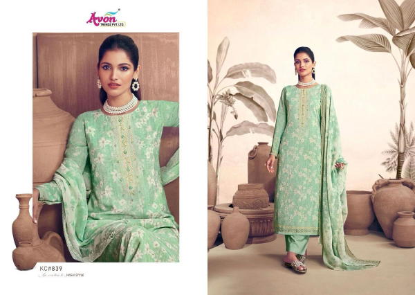 AVON TRENDZ KABUL CRAPE VOL-2 KC-839 TO KC-844