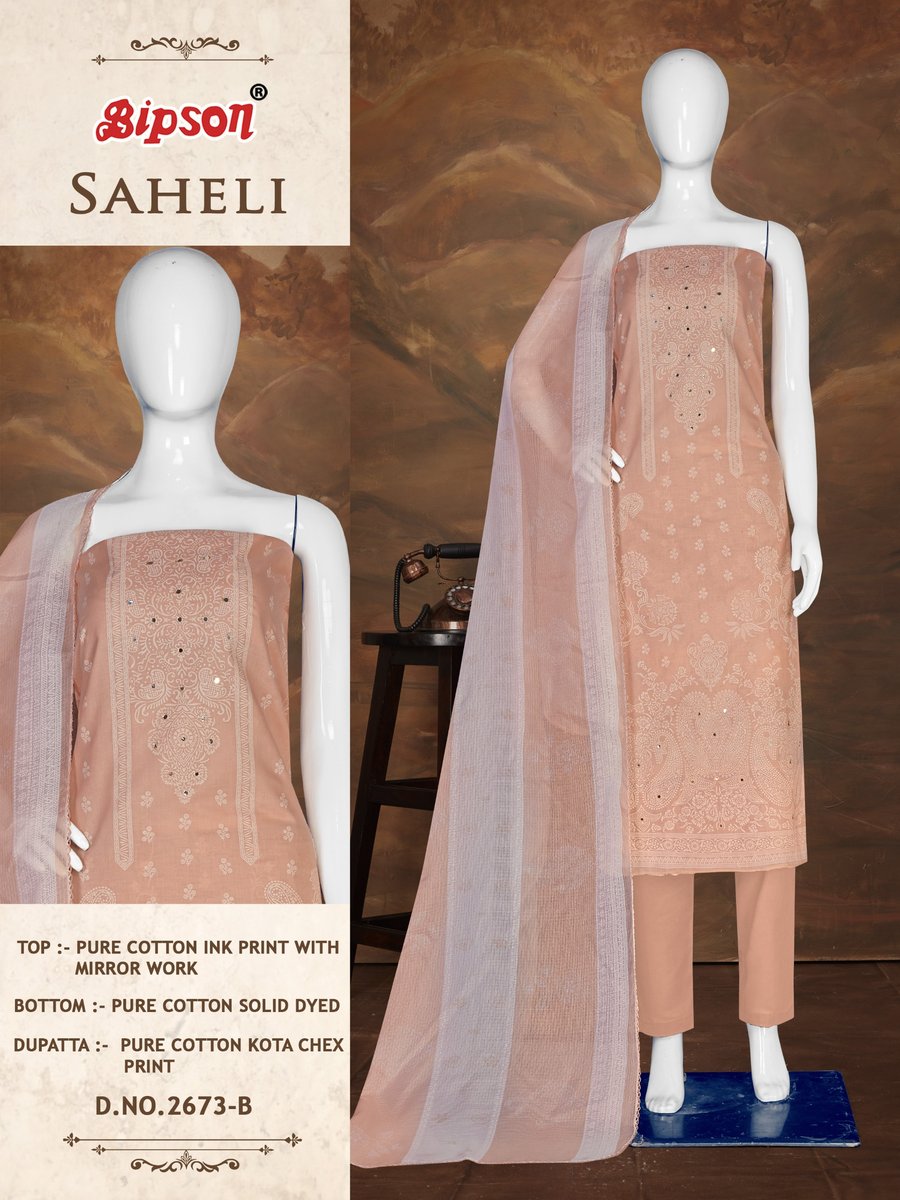 BIPSON PRINTS SAHELI 2673-A TO 2673-D 2