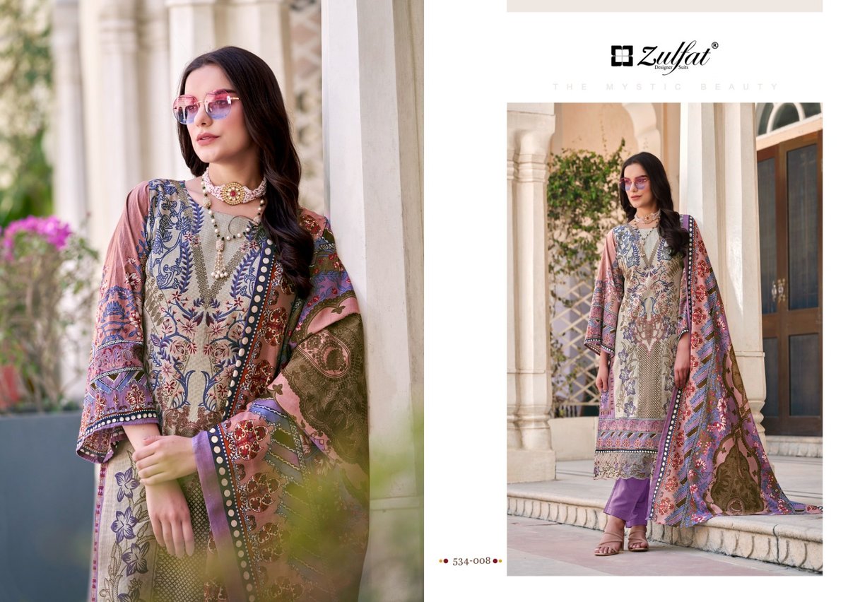 ZULFAT DESIGNER GULREZ 534-001 TO 534-008 8