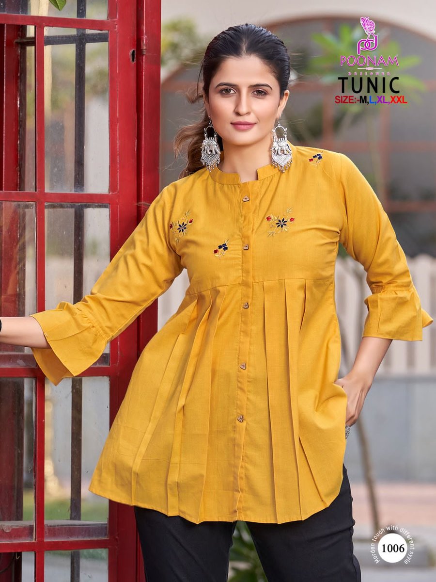 Poonam Designer Tunic 1001-1006 Series 6