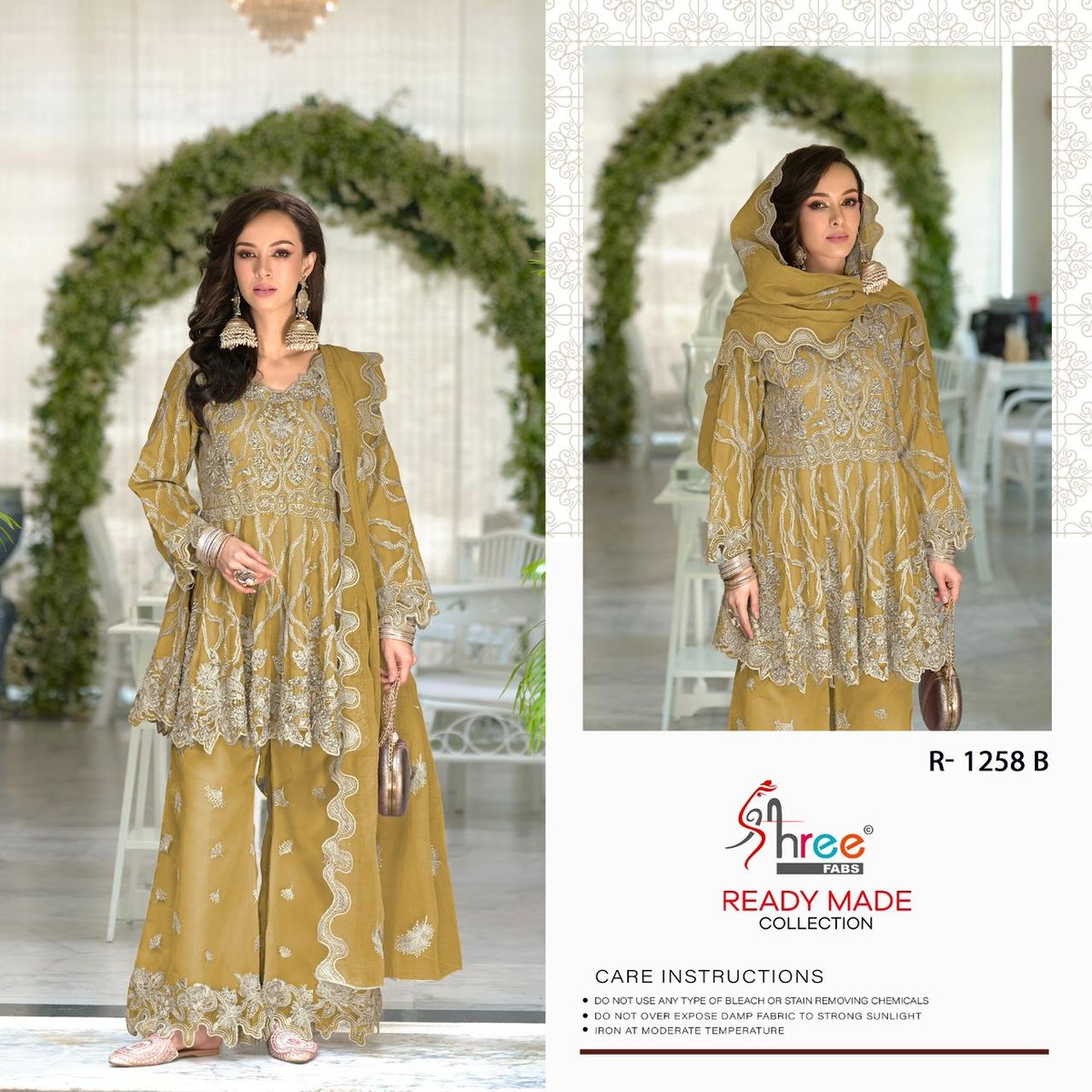 SHREE FAB READY MADE COLLECTION R-1258-A TO R-1258-D 2