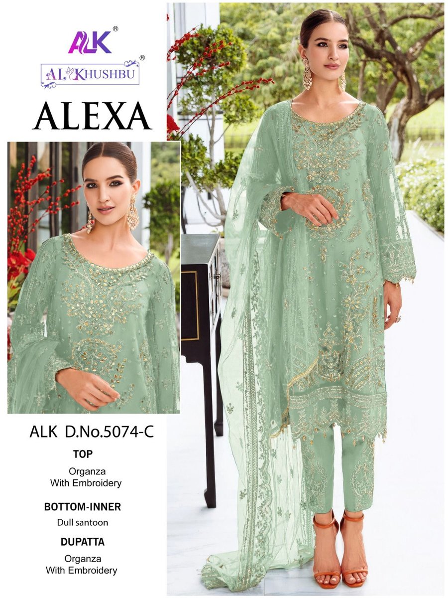 AL KHUSHBU ALEXA VOL-1 5074-A TO 5074-D 3