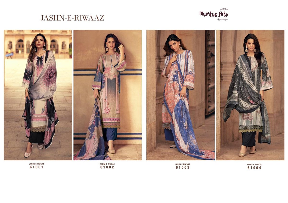 Mumtaz Arts Jashn E Riwaaz 61001-61004 Series 5