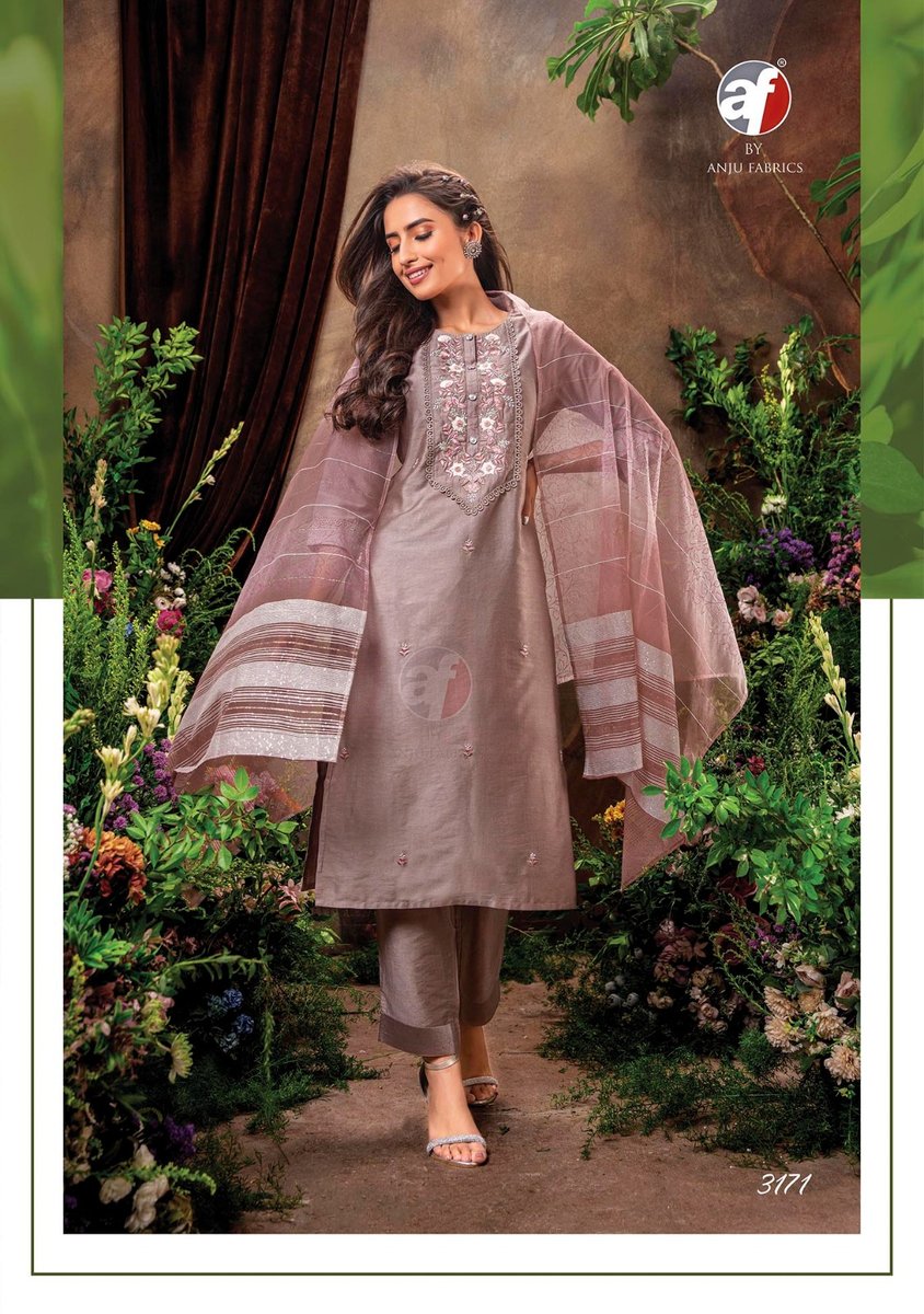 ANJU FABRICS CHANDANI VOL-2 3171 TO 3176 1
