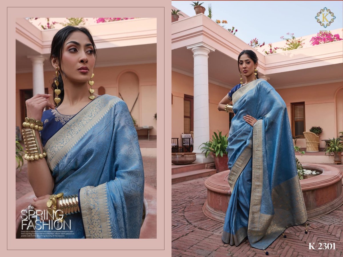 KIRA CREATION KYARA SILK VOL-1 K-2301 TO K-2306 1