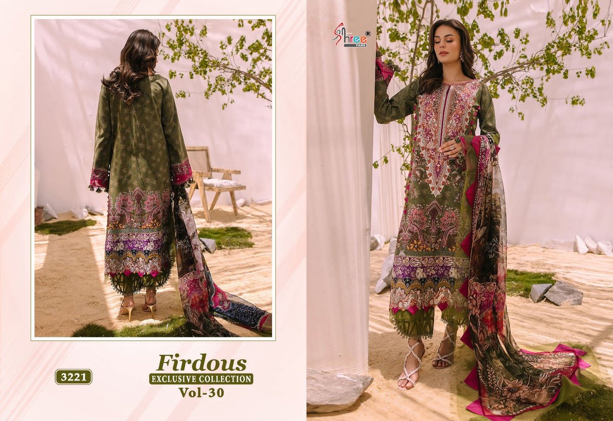 Shree Fab Firdous Exclusive Collection Vol-30 3219-3226 Series 3