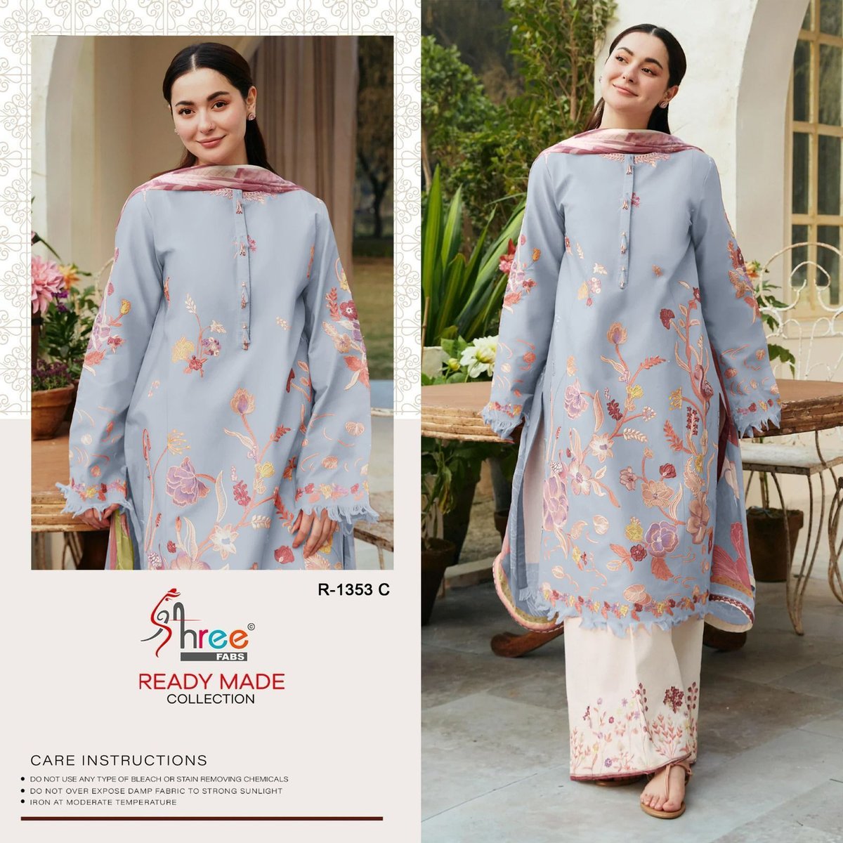 SHREE FAB READY MADE COTTON COLLECTION R-1353-A TO R-1353-D 3