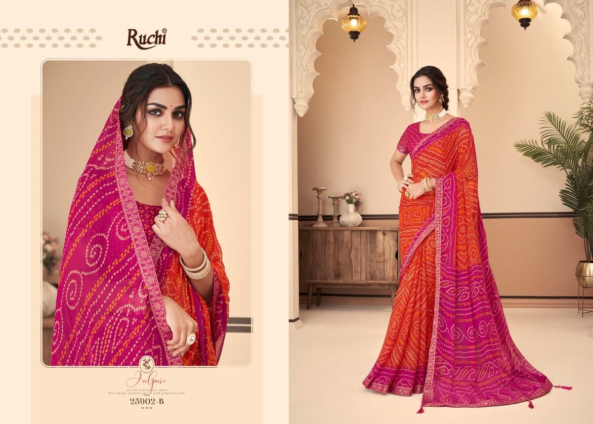 Ruchi Saree Jalpari 25901-25903 Series 6