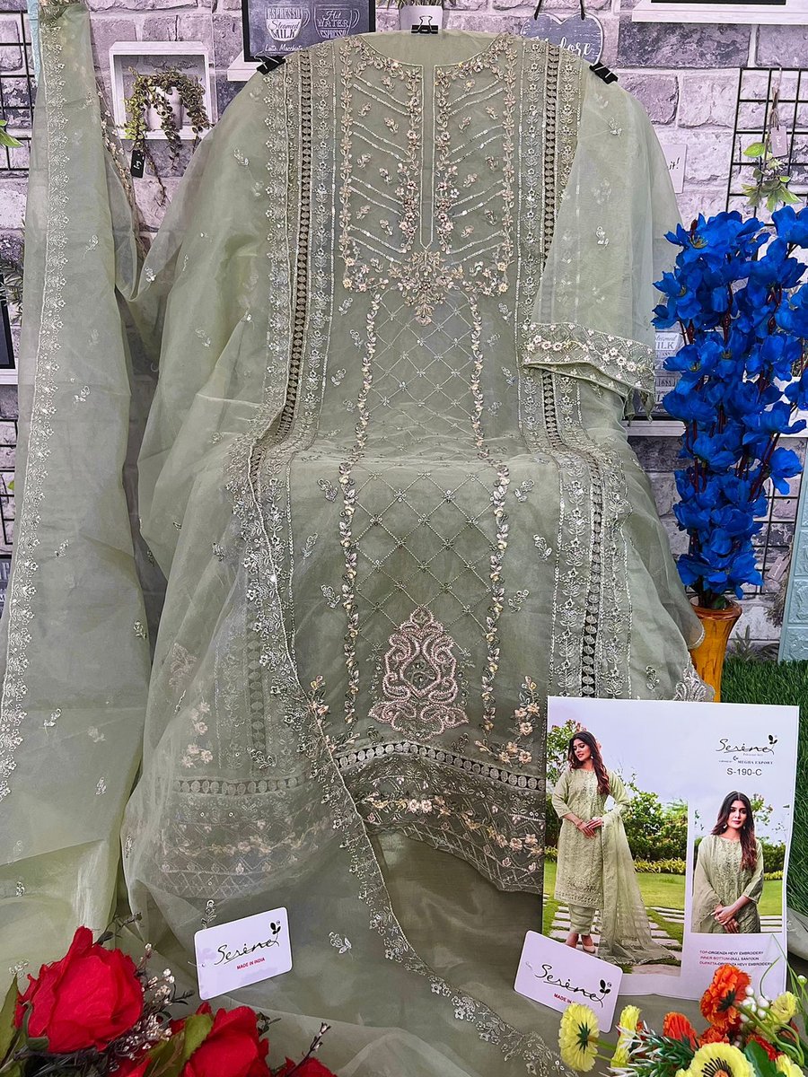 Serine Pakistani Suit S-190 Colors 6