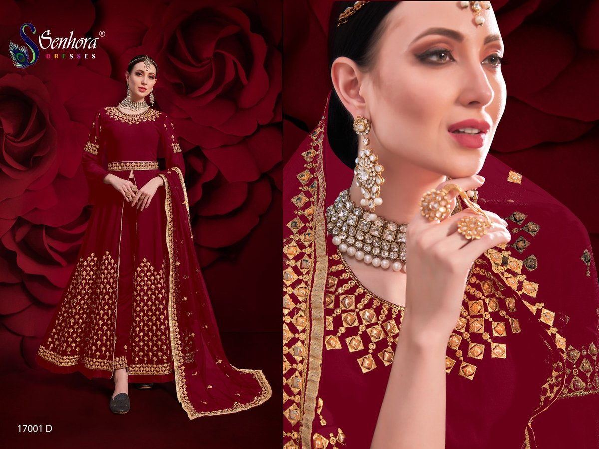 SENHORA DRESSES AGHA NOOR 17001-A TO 17001-E 4