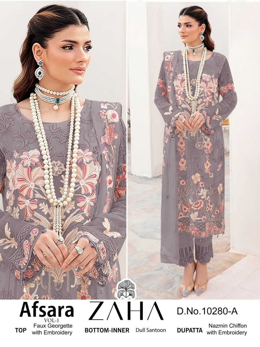 ZAHA AFSARA VOL-1 10280-A TO 10280-C 1