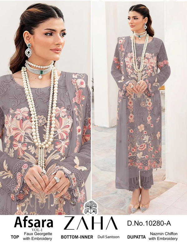 ZAHA AFSARA VOL-1 10280-A TO 10280-C