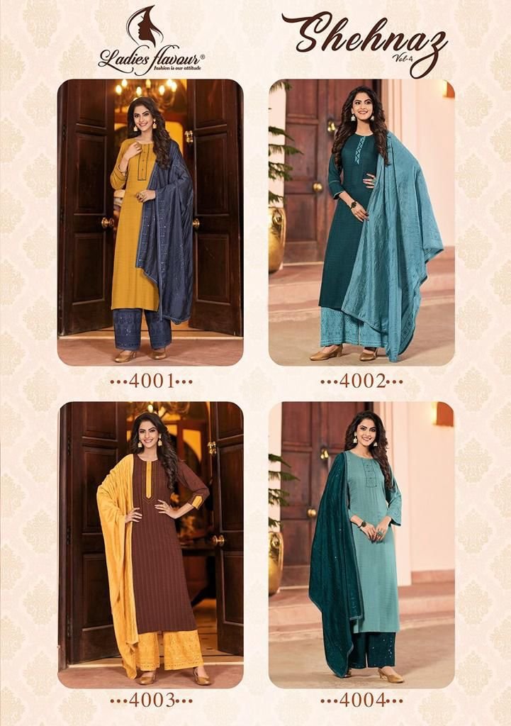 LADIES FLAVOUR SHEHNAZ VOL-4 4001 TO 4004 5