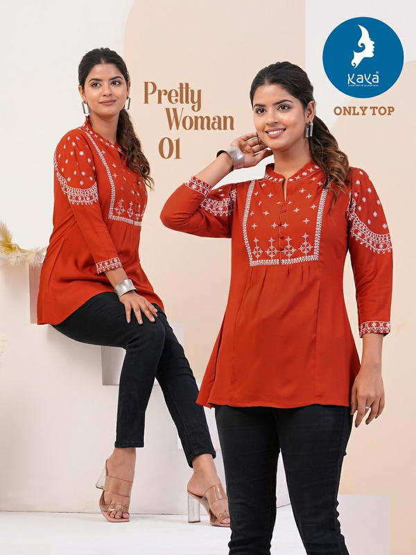 KAYA KURTI PRETTY WOMEN 01 TO 08