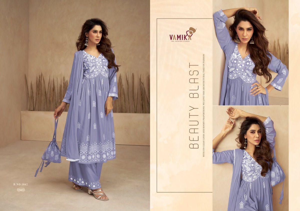 Vamika Fashion Lakhnavi Vol-7 1037-1042 Series 6