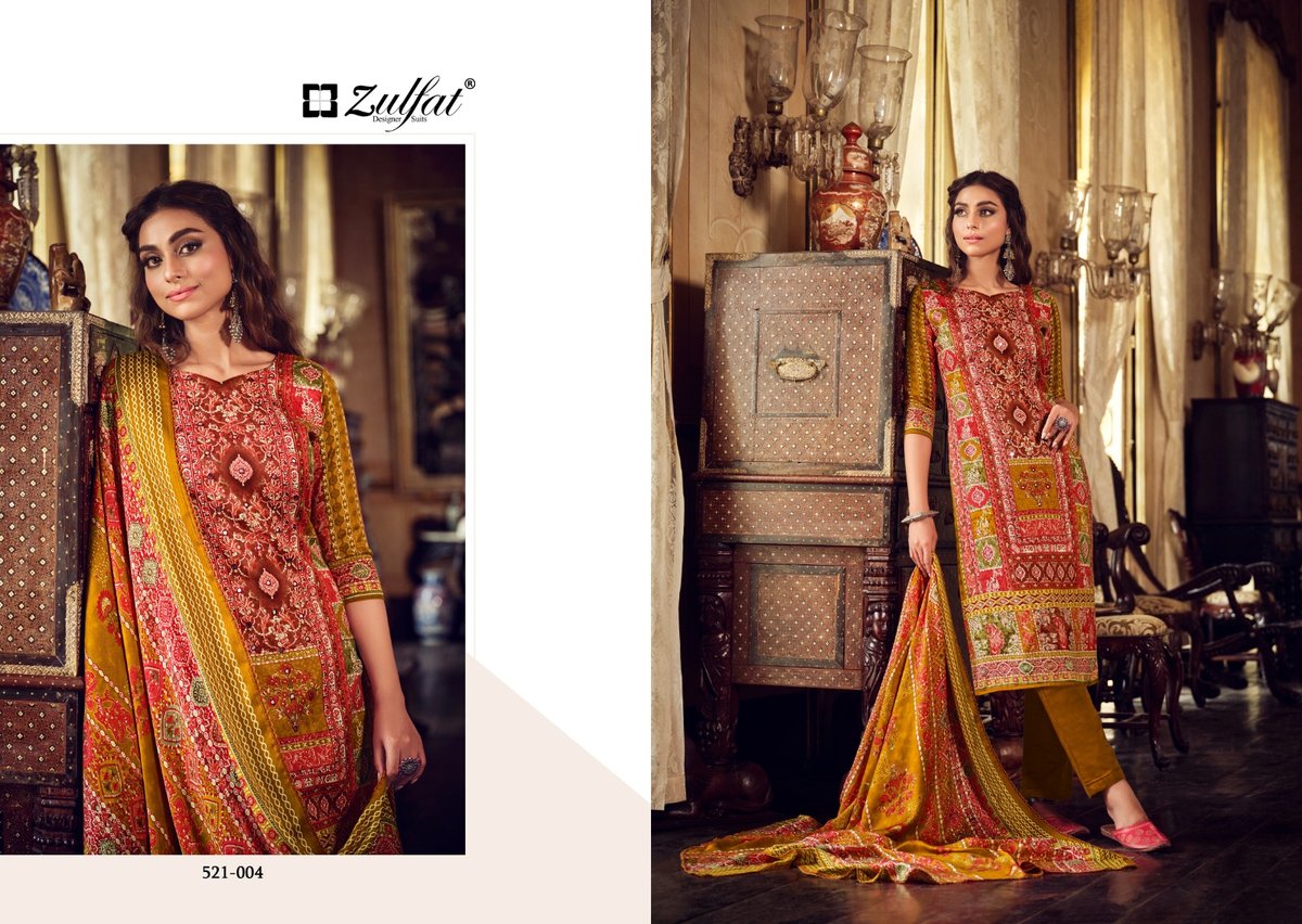 Zulfat Designer Rehnuma 521-001 to 521-008 Series 4