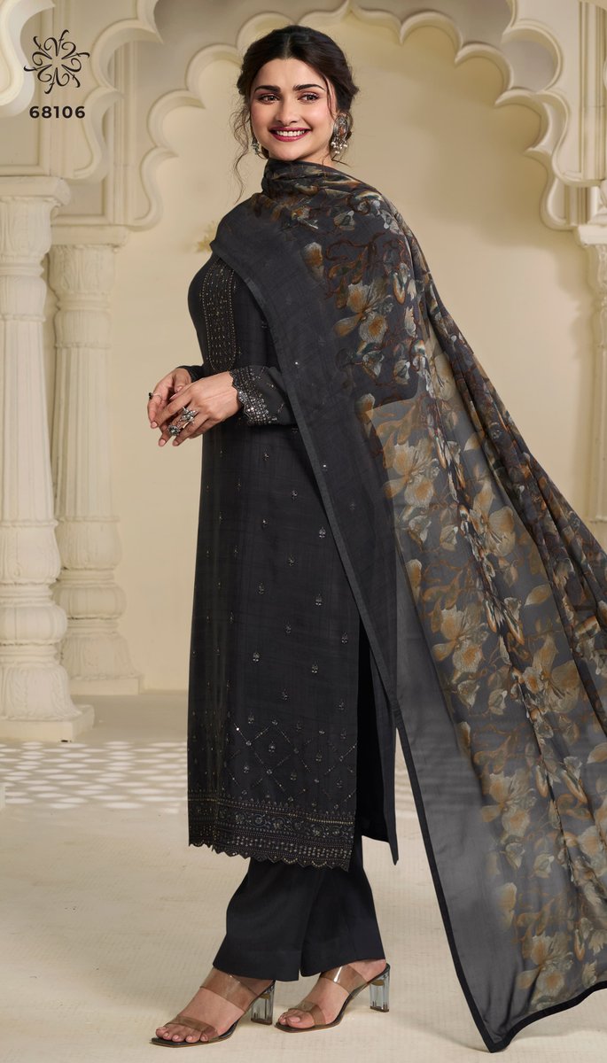 VINAY FASHION SILKINA ROYAL CREPE VOL-45 68101 TO 68108 6