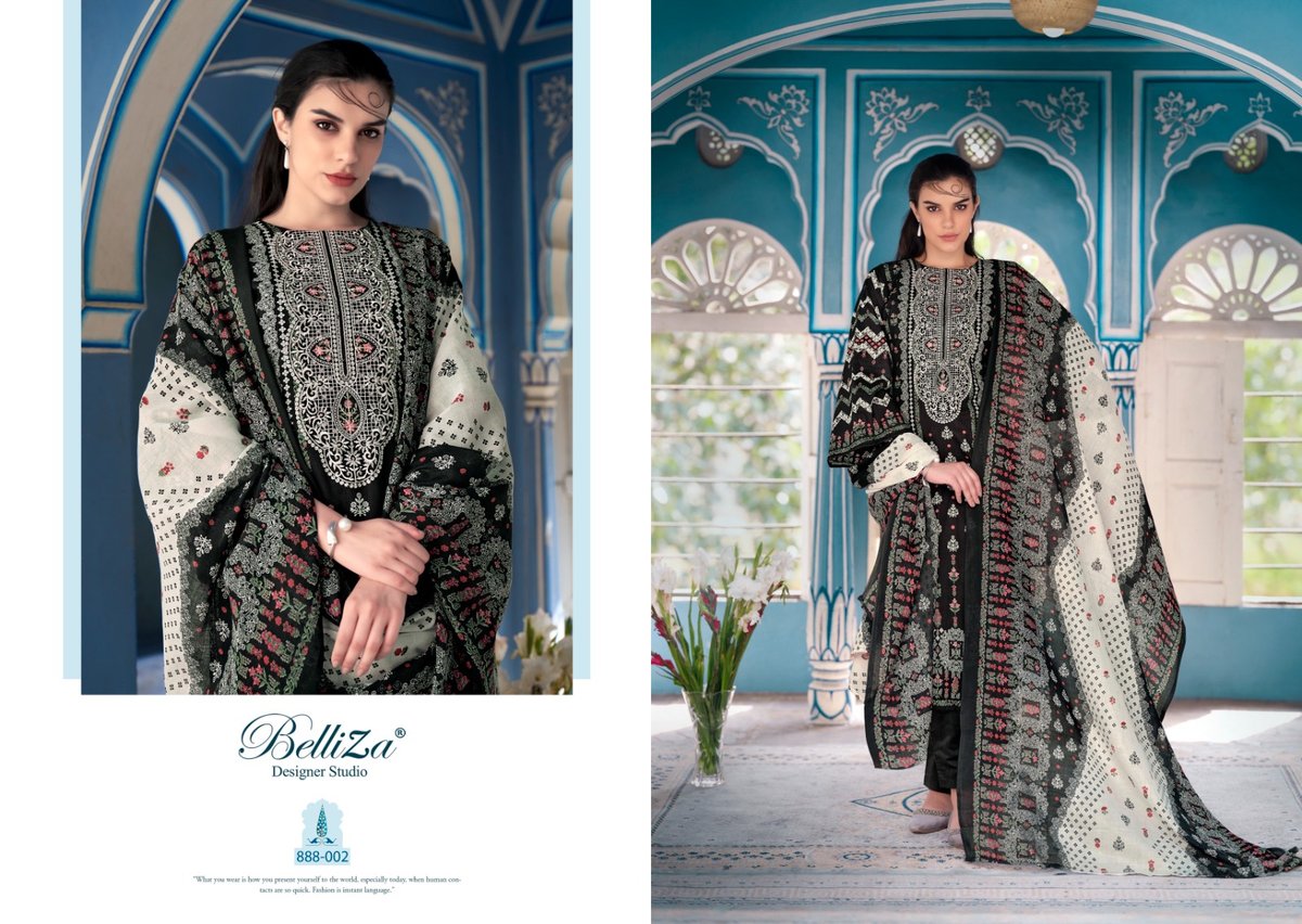 BELLIZA DESIGNER NAIRA VOL-40 888-001 TO 888-008 2