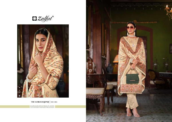 Zulfat Designer Raabia 522-001 to 522-008 Series