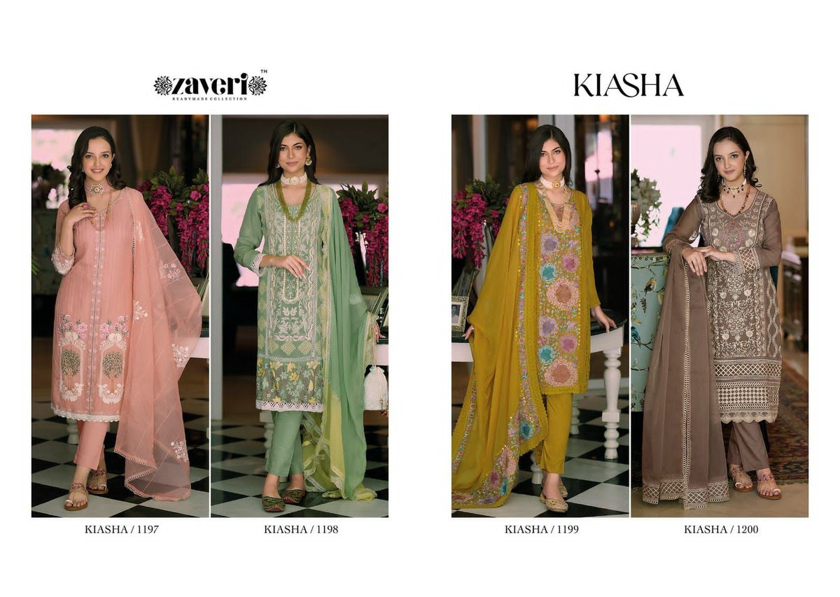 Zaveri Kiasha 1197-1200 Series 5