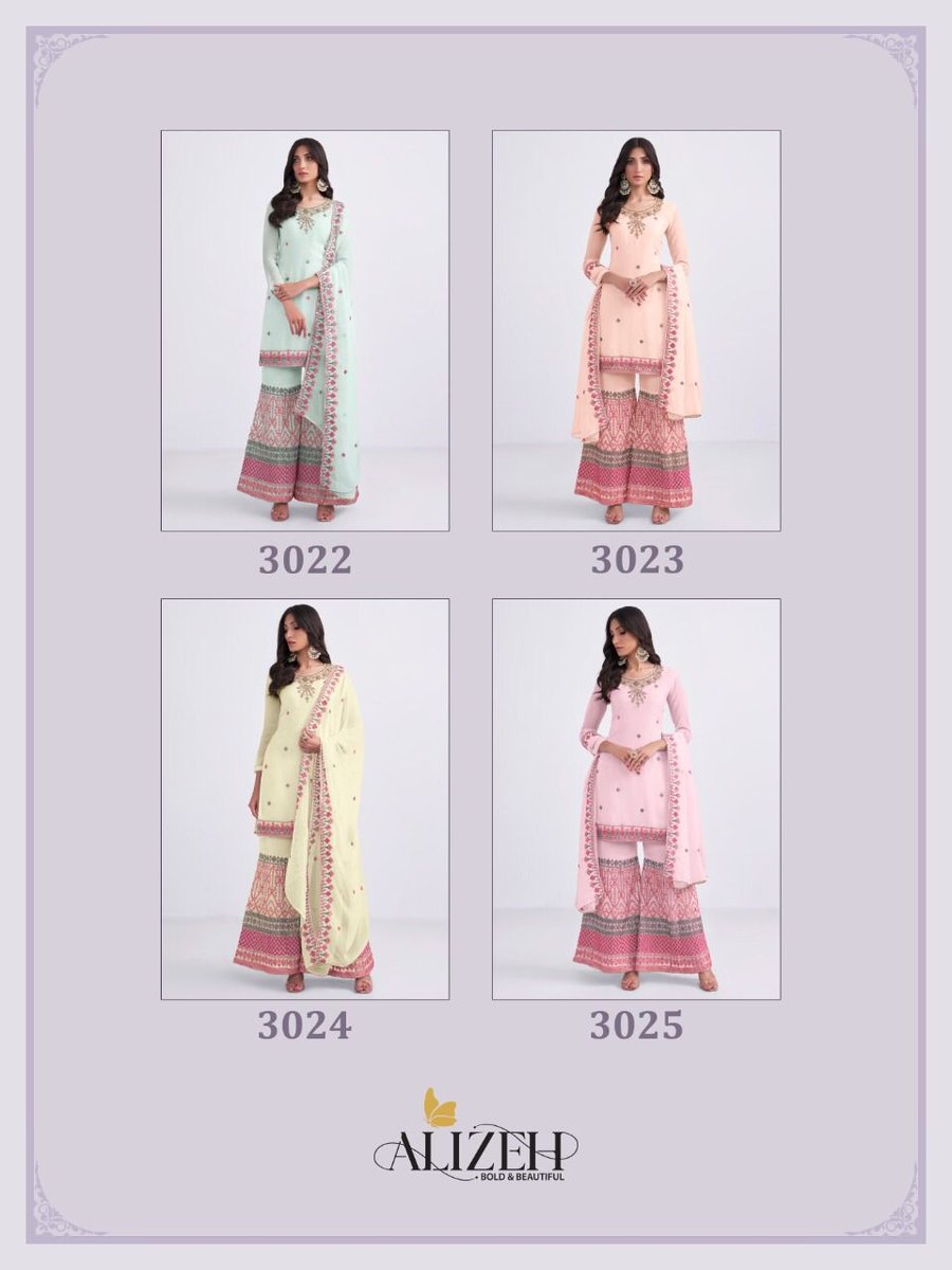 ALIZEH ALMORA VOL-6 3022 TO 3025 5