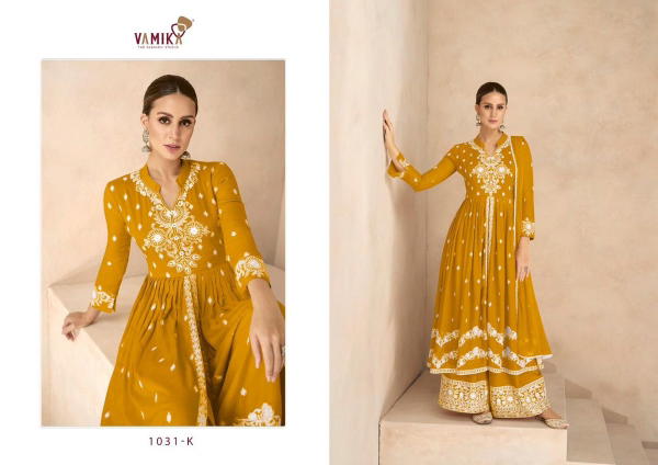 VAMIKA LAKHNAVI VOL-6-GOLD 1031-K TO 1031-O