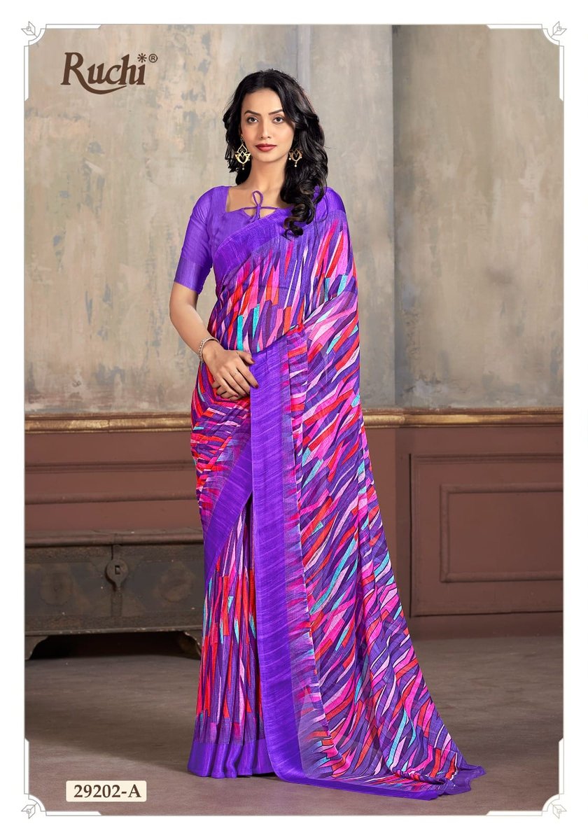 RUCHI SAREE CHERRY-40 29201-A TO 29203-D 5