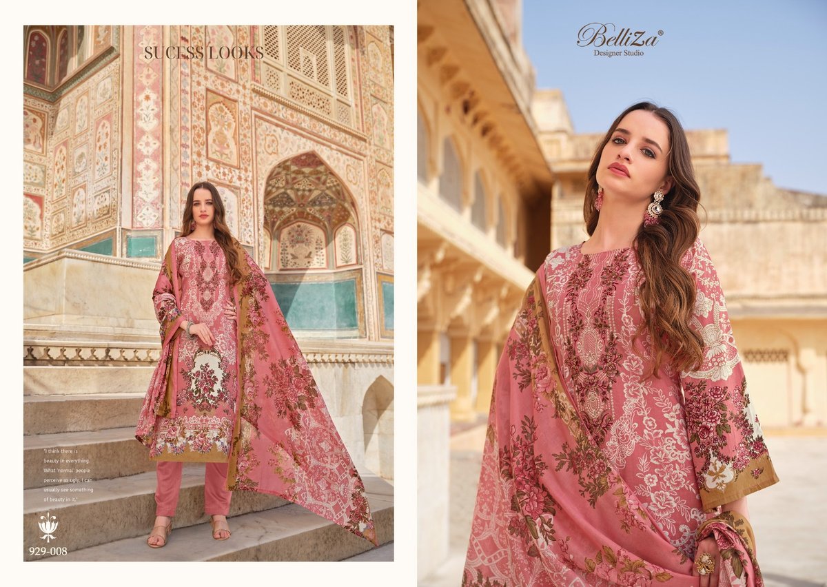 BELLIZA DESIGNER NAIRA VOL-56 929-001 TO 929-008 8