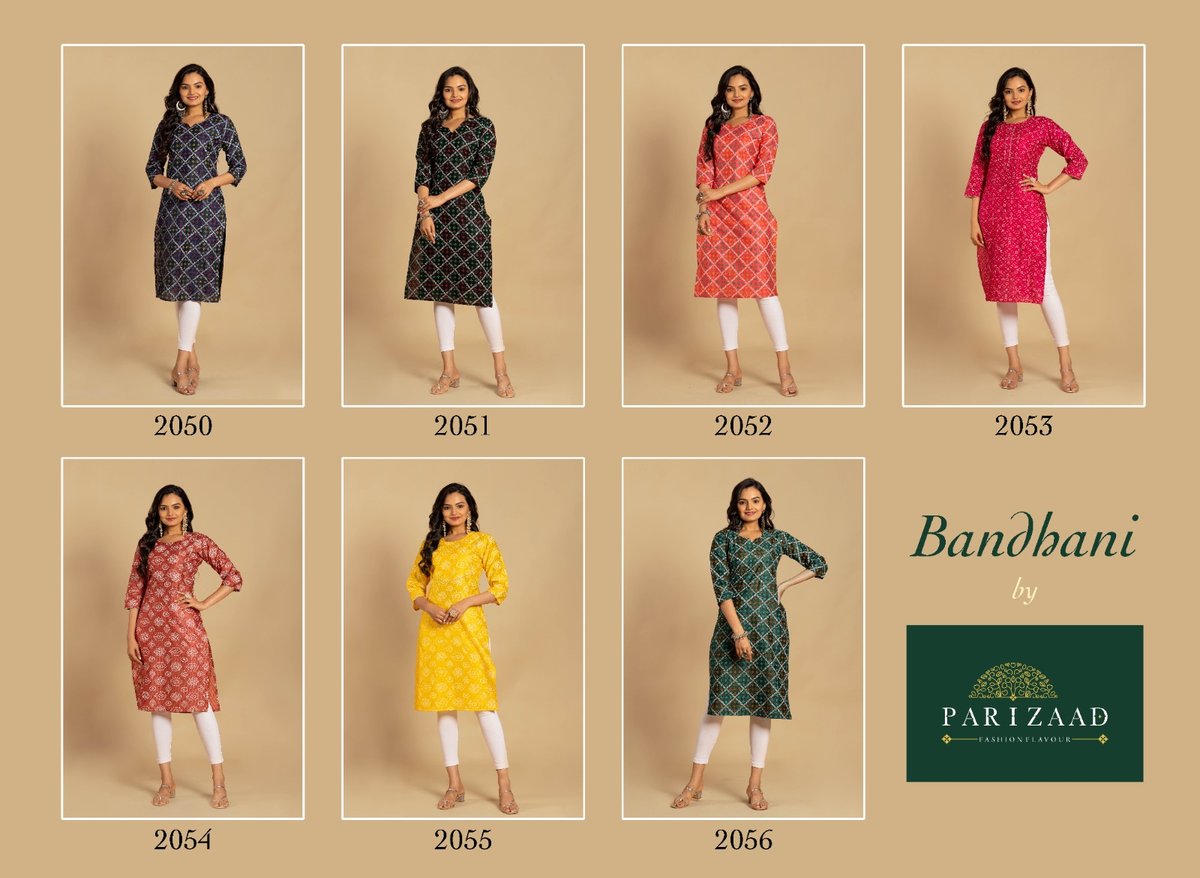 Parizaad Bandhani 2050-2056 Series 8
