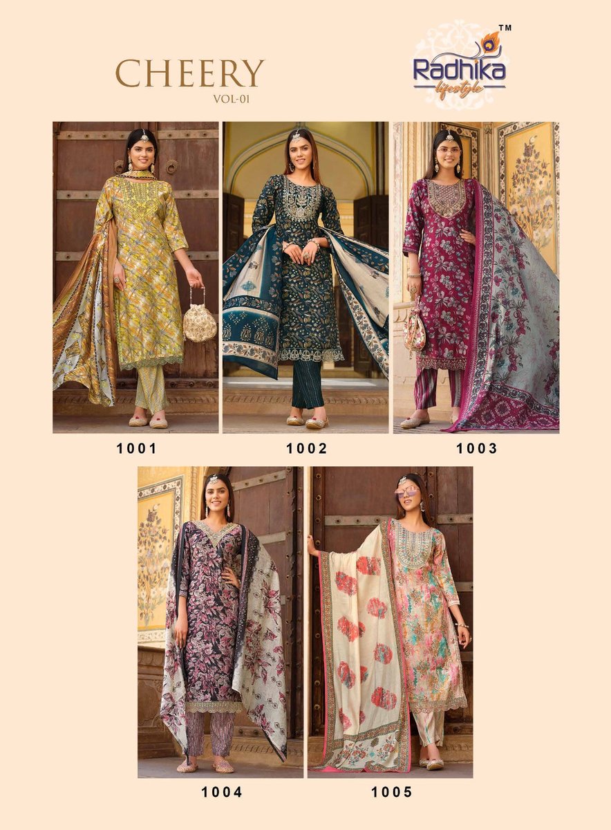 Radhika Lifestyle Cheery Vol-1 1001-1005 Series 6