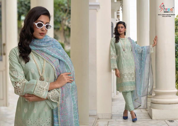 SHREE FAB MARIA B EXCLUSIVE READYMADE COLLECTION 1001 TO 1004