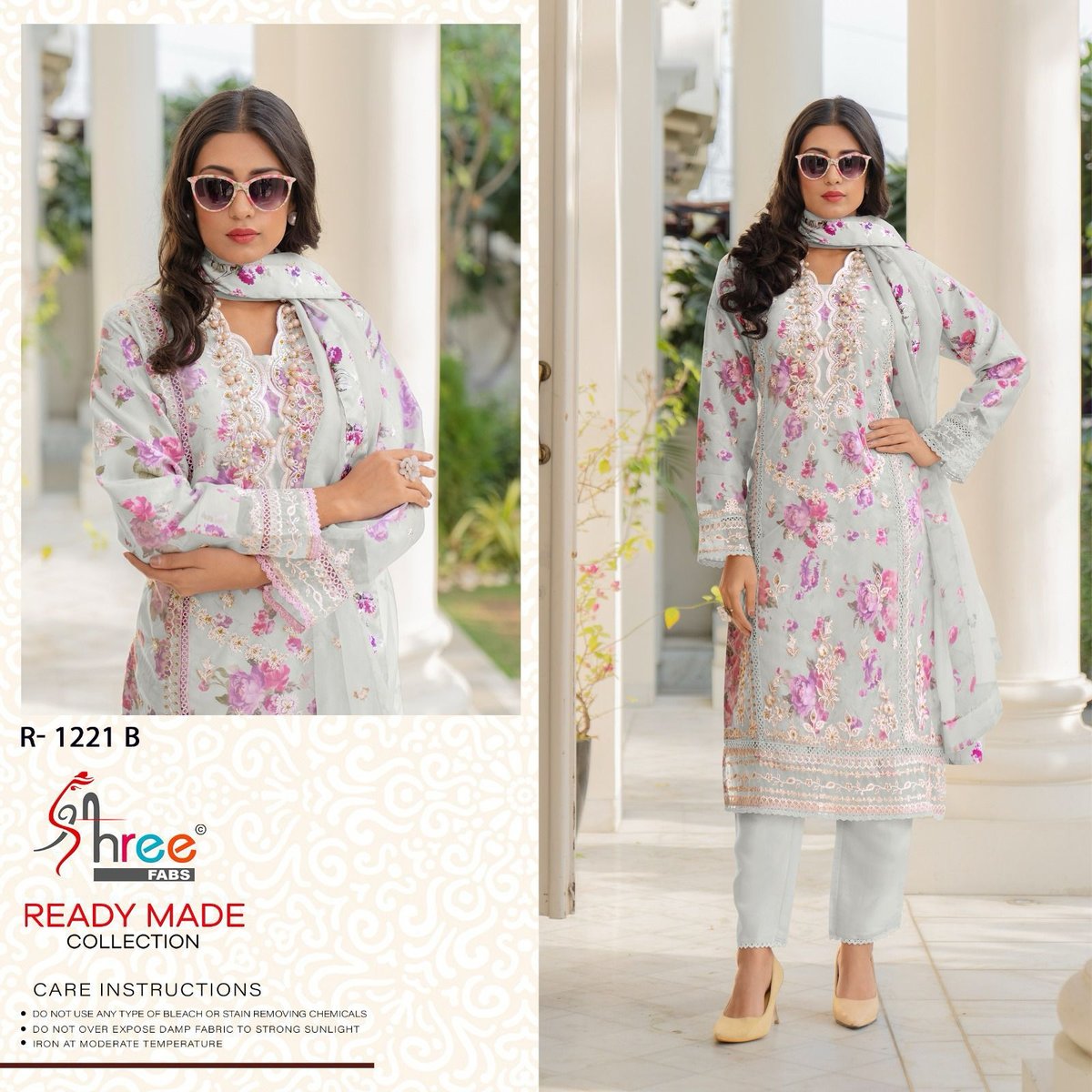 SHREE FAB READY MADE COLLECTION R-1221-A TO R-1221-D 2