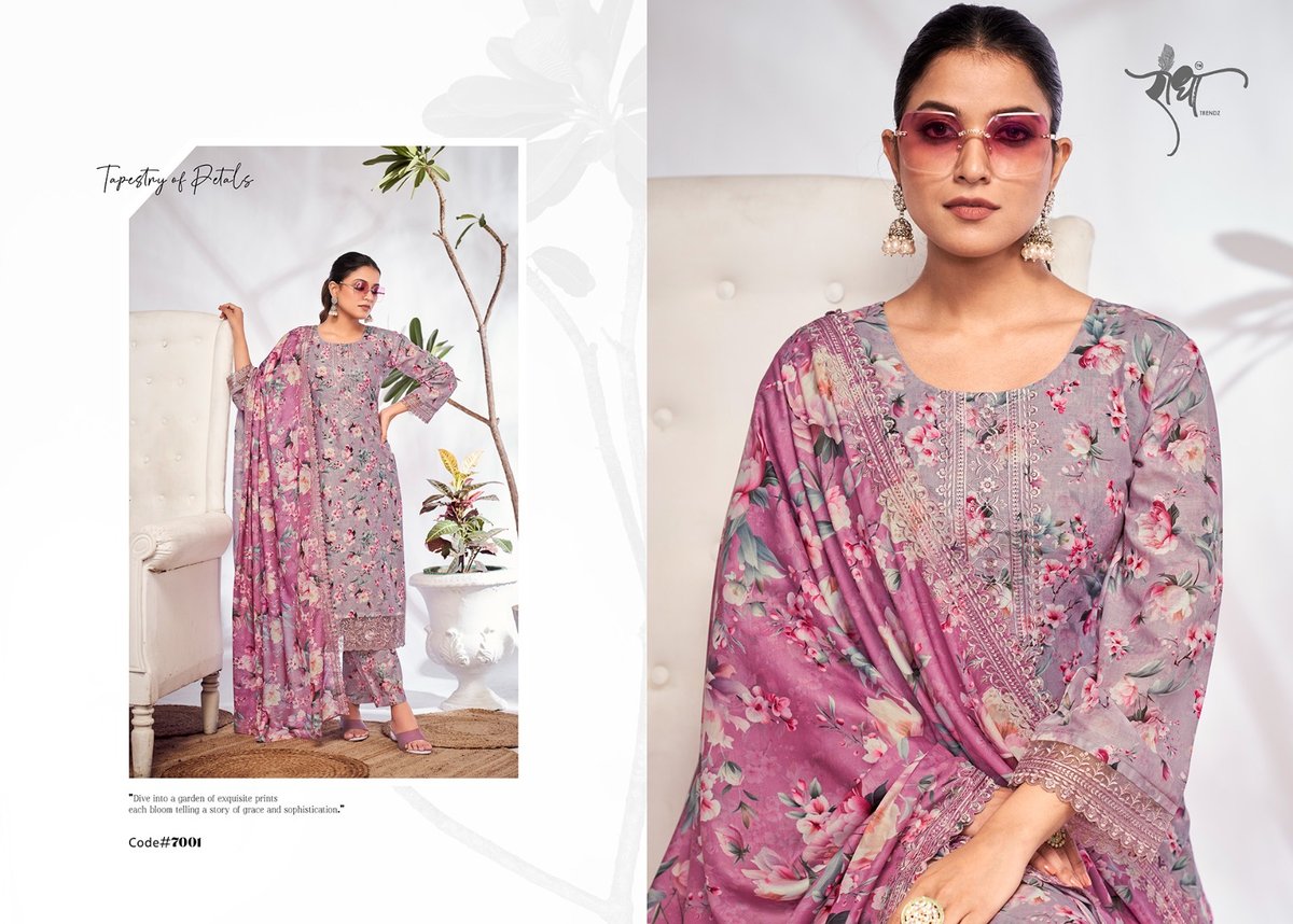 RADHA TRENDZ SAFFRON 7001 TO 7006 1