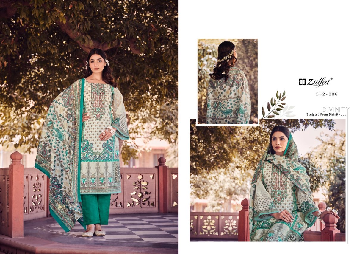ZULFAT DESIGNER JANNAT 542-001 TO 542-006 6